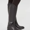 Bottes Kayleigh marrons en cuir