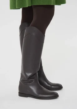 Bottes Kayleigh marrons en cuir