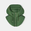 Capuche amovible Daria verte matte