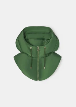 Capuche amovible Daria verte matte
