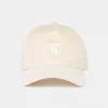 Casquette Carole écrue en velours côtelé