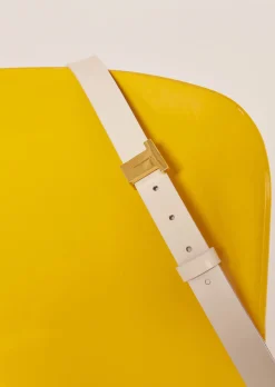 Ceinture 8 Bis écrue en cuir