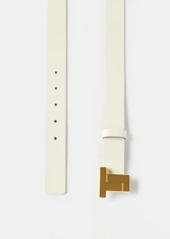 Ceinture 8 Bis écrue en cuir