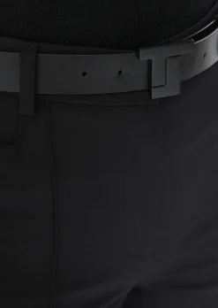Ceinture 8 bis noire en cuir