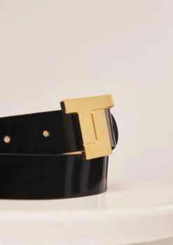 Ceinture 8 Bis noire en cuir
