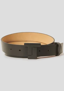 Ceinture 8 bis noire en cuir