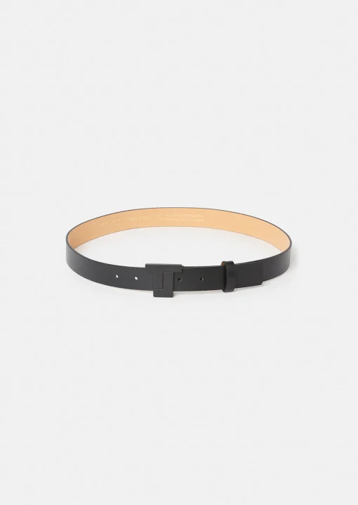 Ceinture 8 bis noire en cuir