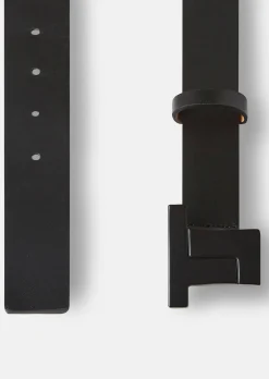 Ceinture 8 bis noire en cuir