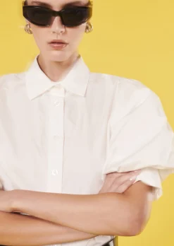 Chemise Calypso blanche en popeline