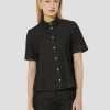 Chemise Camilia noire en denim
