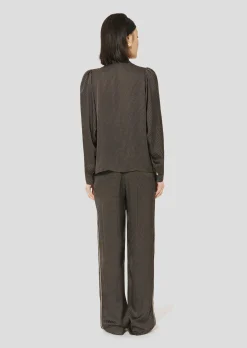 Chemise Candy noire imprimée à pois