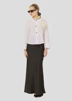 Chemise Carillon blanche en popeline