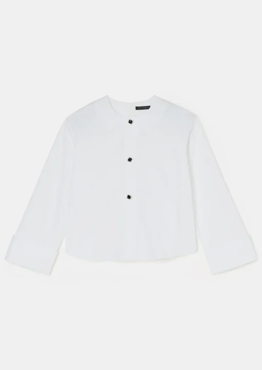 Chemise Carillon blanche en popeline