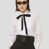 Chemise Clare blanche en popeline