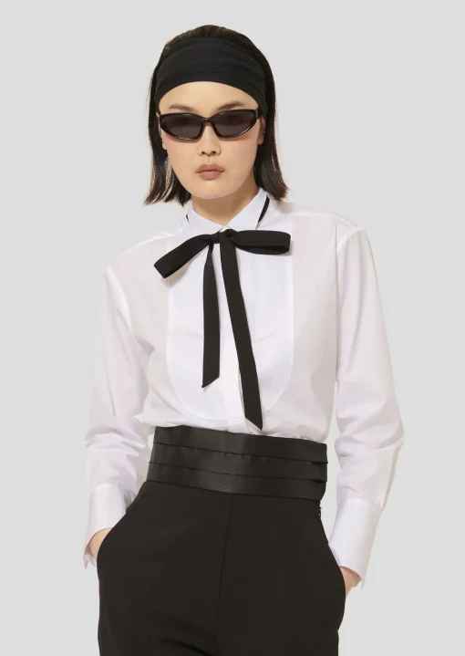 Chemise Clare blanche en popeline