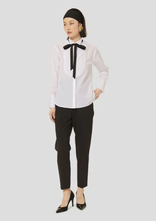 Chemise Clare blanche en popeline