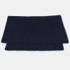 Col amovible Eclipse bleu nuit en laine