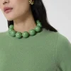Collier Bella à perles vertes