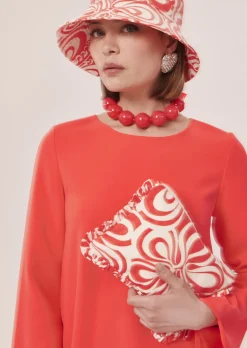 Collier Bella corail à grosses perles