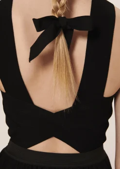 Débardeur Prana noir en maille