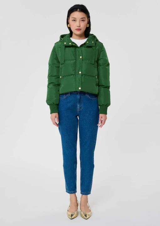 Doudoune Daisy verte matte