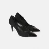 Escarpins Krystine noirs en cuir suéde