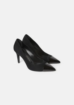 Escarpins Krystine noirs en cuir suéde