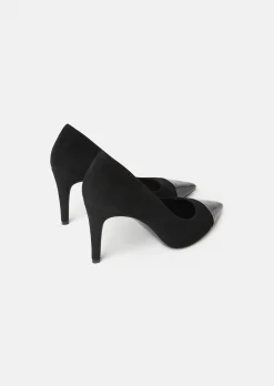 Escarpins Krystine noirs en cuir suéde