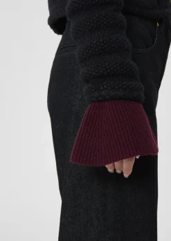 Gants Alma bordeaux en laine