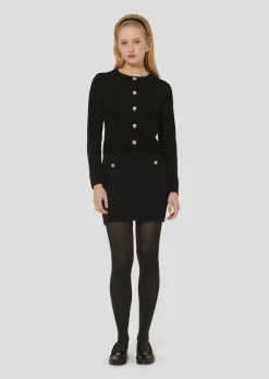 GiIet Gyslain noir en laine