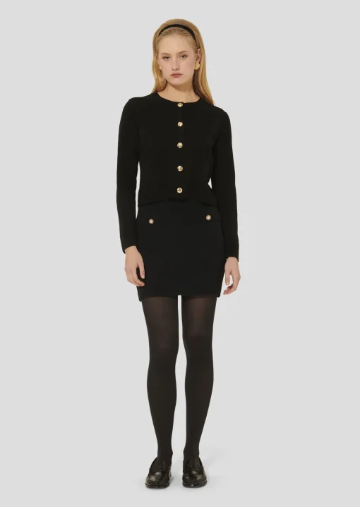 GiIet Gyslain noir en laine