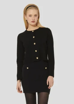 GiIet Gyslain noir en laine