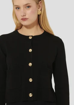 GiIet Gyslain noir en laine