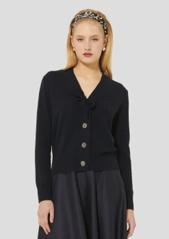 Gilet Germain bleu nuit en laine