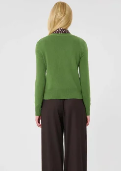 Gilet Germain vert en laine