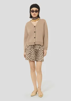 Gilet Gibus marron en laine merinos