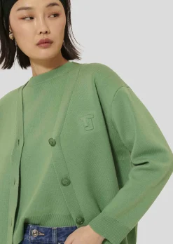 Gilet Gibus vert en laine merinos