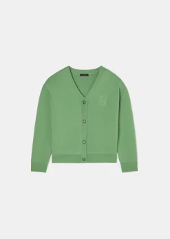 Gilet Gibus vert en laine merinos