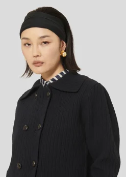 Gilet Goldie bleu nuit en laine