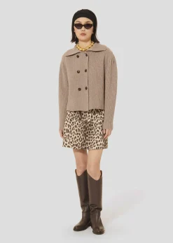 Gilet Goldie marron en laine