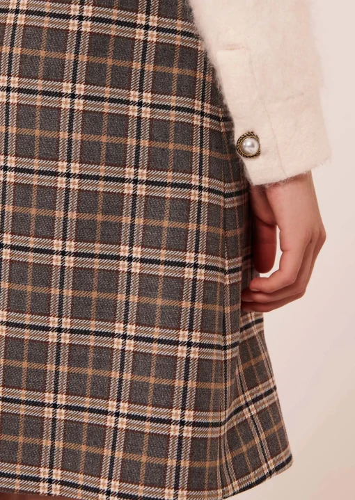 Gilet Guest écru en maille mohair et laine