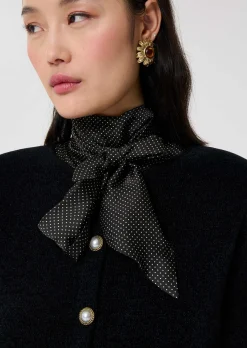 Gilet Guest noir en maille compacte