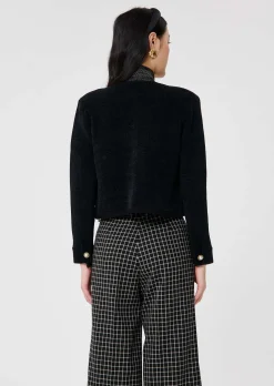 Gilet Guest noir en maille compacte
