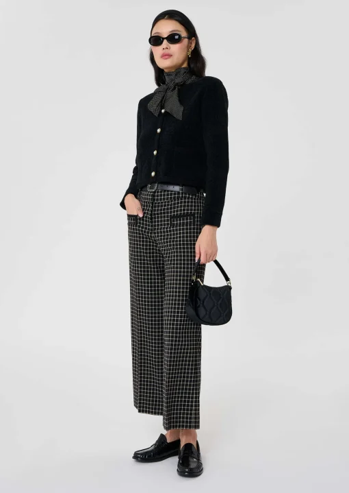 Gilet Guest noir en maille compacte