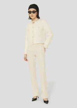 Gilet Guetty écru en maille