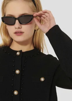 Gilet Guetty noir en maille