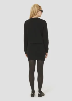 Gilet Guetty noir en maille