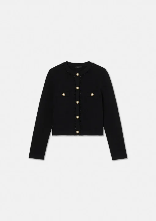 Gilet Guetty noir en maille