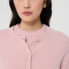 Gilet Guido vieux rose en cachemire