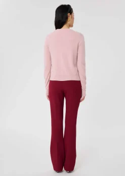 Gilet Guido vieux rose en cachemire